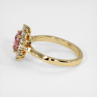 2.61 Ct. Purplish Pink Sapphire Ring, 10K Yellow Gold 4