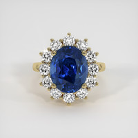 4.95 Ct. Sapphire Ring, 14K Yellow Gold 1