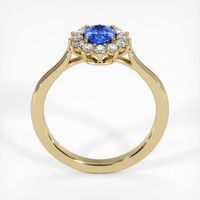 0.67 Ct. Sapphire Ring, 14K Yellow Gold 3