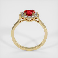 1.20 Ct. Ruby Ring, 14K Yellow Gold 3