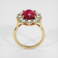 5.68 Ct. Ruby Ring, 14K Yellow Gold 3