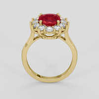 1.91 Ct. Ruby Ring, 14K Yellow Gold 3