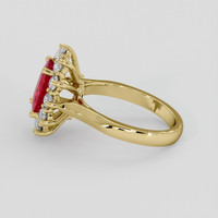 1.91 Ct. Ruby Ring, 14K Yellow Gold 4