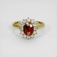 1.13 Ct. Ruby Ring, 14K Yellow Gold 1