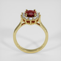 1.13 Ct. Ruby Ring, 14K Yellow Gold 3