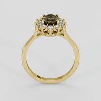 1.24 Ct. Color Change Sapphire Ring, 14K Yellow Gold 3