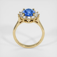 2.90 Ct. Sapphire Ring, 14K Yellow Gold 3