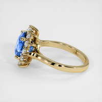 2.90 Ct. Sapphire Ring, 14K Yellow Gold 4