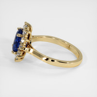 3.83 Ct. Sapphire Ring, 14K Yellow Gold 4