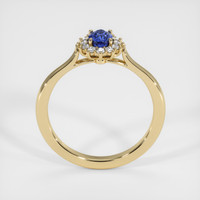0.48 Ct. Sapphire Ring, 18K Yellow Gold 3