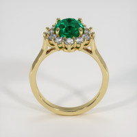 1.84 Ct. Emerald Ring, 18K Yellow Gold 3