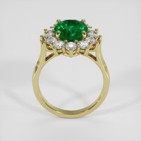 2.92 Ct. Emerald Ring, 18K Yellow Gold 3