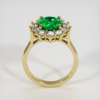 2.23 Ct. Emerald Ring, 18K Yellow Gold 3