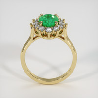 1.42 Ct. Emerald Ring, 18K Yellow Gold 3