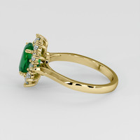 1.89 Ct. Emerald Ring, 18K Yellow Gold 4