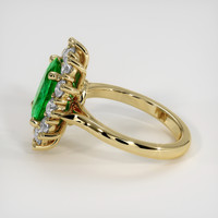 2.03 Ct. Emerald Ring, 18K Yellow Gold 4