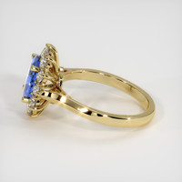 1.24 Ct. Sapphire Ring, 18K Yellow Gold 4