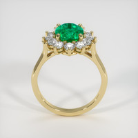 3.00 Ct. Emerald Ring, 18K Yellow Gold 3