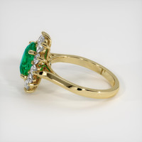 3.00 Ct. Emerald Ring, 18K Yellow Gold 4