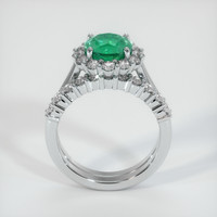 1.61 Ct. Emerald  Ring - Platinum 950