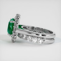 3.85 Ct. Emerald Ring, Platinum 950 4