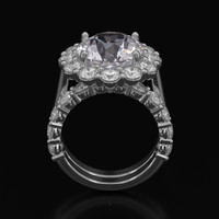 5.38 Ct. Gemstone Ring, Platinum 950 3