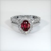 2.02 Ct. Ruby Ring, Platinum 950 1