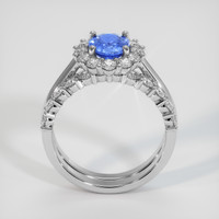 1.60 Ct. Blue Sapphire Ring, Platinum 950 3