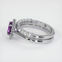 1.46 Ct. Purple Sapphire Ring, Platinum 950 4