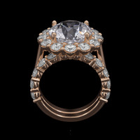 5.38 Ct. Gemstone Ring, 14K Rose Gold 3