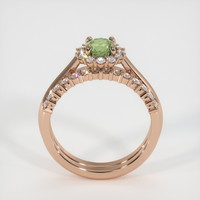 0.78 Ct. Sapphire Ring, 14K Rose Gold 3