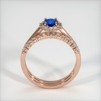 1.08 Ct. Sapphire Ring, 18K Rose Gold 3