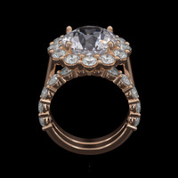 5.38 Ct. Gemstone Ring, 18K Rose Gold 3