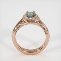 0.76 Ct. Sapphire Ring, 18K Rose Gold 3