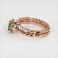 0.78 Ct. Sapphire Ring, 18K Rose Gold 4