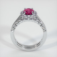 1.68 Ct. Purplish Red Ruby Ring, 10K White Gold 3
