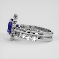 1.87 Ct. Blue Sapphire Ring, 14K White Gold 4