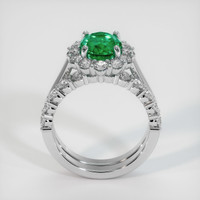 1.84 Ct. Emerald Ring, 18K White Gold 3