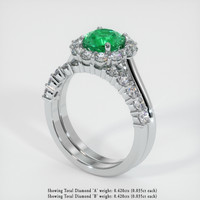 Emerald Ring 1.30 Ct., 18K White Gold Preview