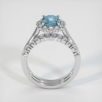 3.24 Ct. Sapphire Ring, 18K White Gold 3