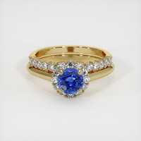 1.08 Ct. Sapphire Ring, 14K Yellow Gold 1