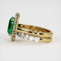 3.62 Ct. Emerald Ring, 18K Yellow Gold 4