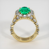 2.29 Ct. Emerald Ring, 18K Yellow Gold 3