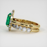 2.29 Ct. Emerald Ring, 18K Yellow Gold 4