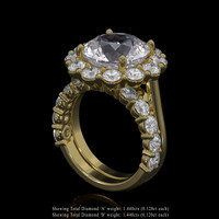 5.38 Ct. Gemstone Ring, 18K Yellow Gold 2