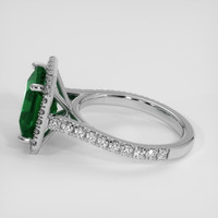 3.91 Ct. Emerald Ring, Platinum 950 4