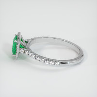 1.01 Ct. Emerald  Ring - Platinum 950