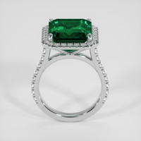 6.64 Ct. Emerald Ring, Platinum 950 3
