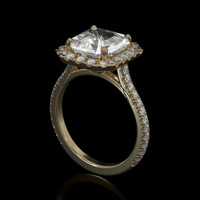 2.87 Ct. Sapphire Ring, 14K Yellow Gold 2