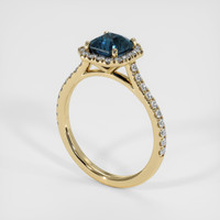 2.04 Ct. Sapphire Ring, 18K Yellow Gold 2